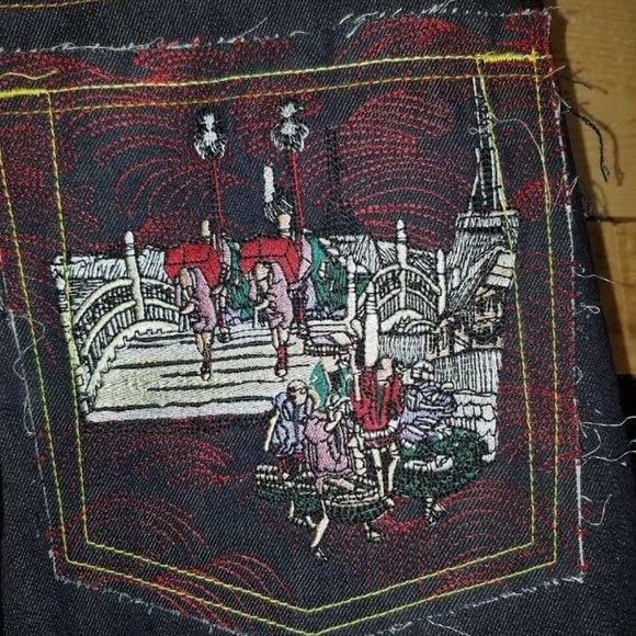 Jeans Denim 38 x 33 wide leg skater jeans - Picture 5 of 6